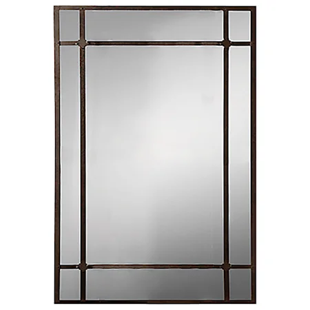 Bologna Antiqued Metal Wall Mirror